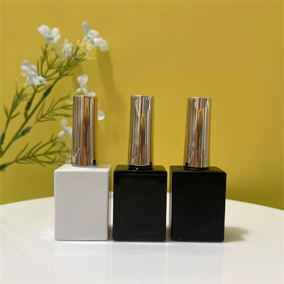 Boş Plastik Kapaklı Küçük Oje Şişeleri 12ml 15ml Fırçalı